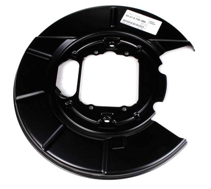 Disc Brake Rotor Backing Plate - Rear Passenger Side